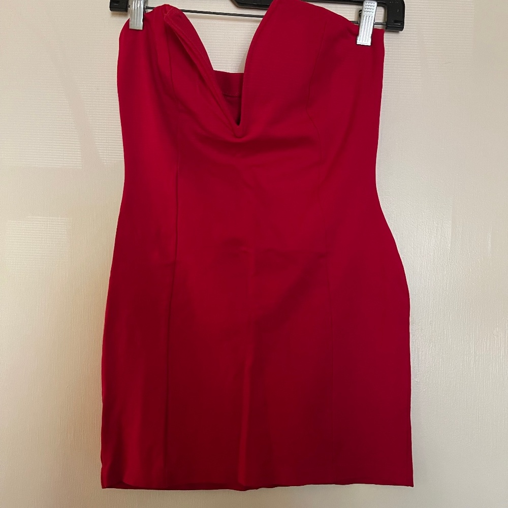 Windsor Red Strapless dress